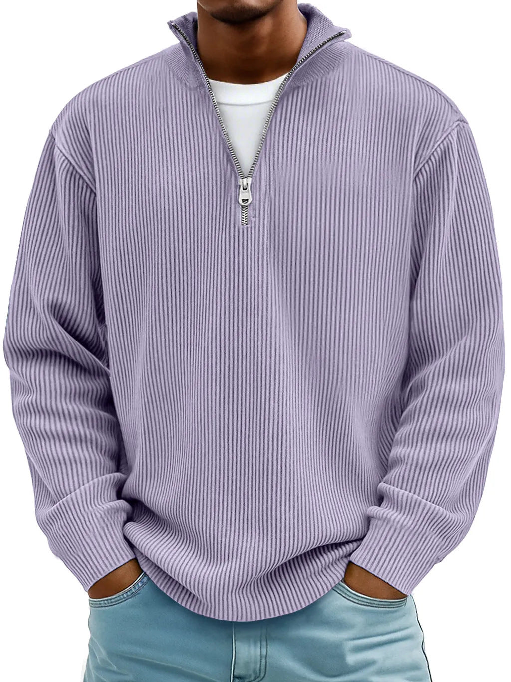 🔥【S-5XL】Sudadera nueva de hombre con cuello alto para primavera 2026