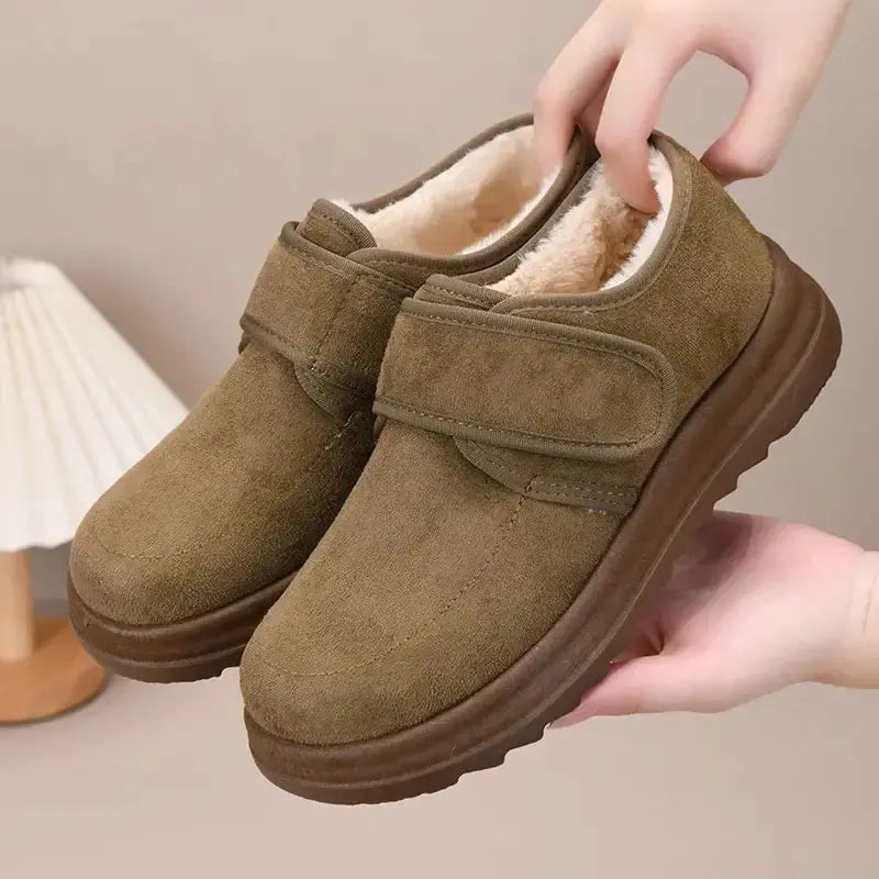 🏆50% de descuento🔥【Tallas 36-41】Botas de invierno cortas para mujer: elegantes, con suelas suaves aptas para la nieve.