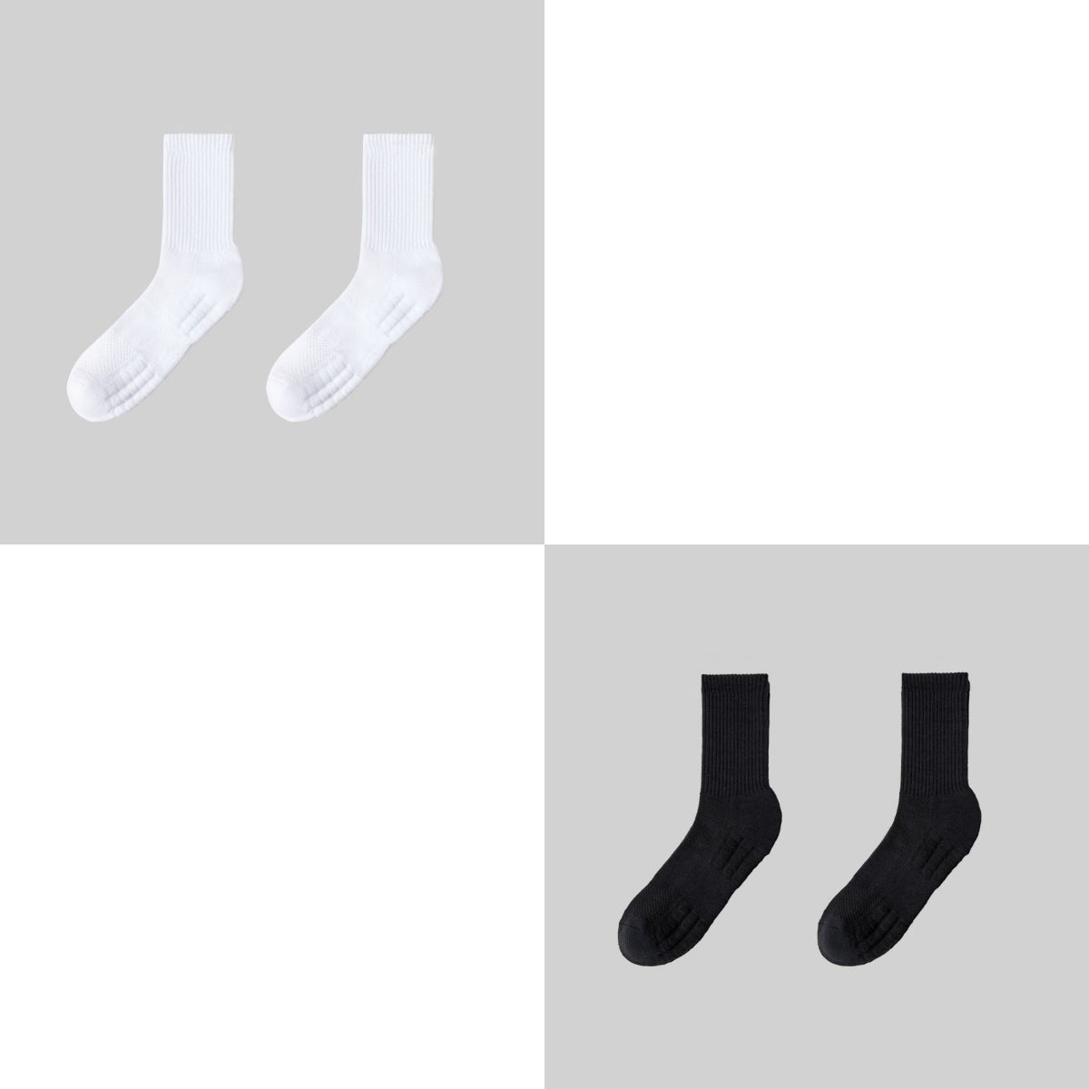 😍🧦【10 чифта】Мъжки дълги спортни чорапи, отвеждащи потта, абсорбиращи ударите, защитаващи петата, устойчиви на миризми, дишащи, подходящи за баскетбол и ежедневни спортове.