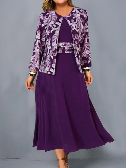 💐💖【S-3XL】Nowa sukienka bez rękawów z nadrukiem krótka kurtka modny strój na co dzień