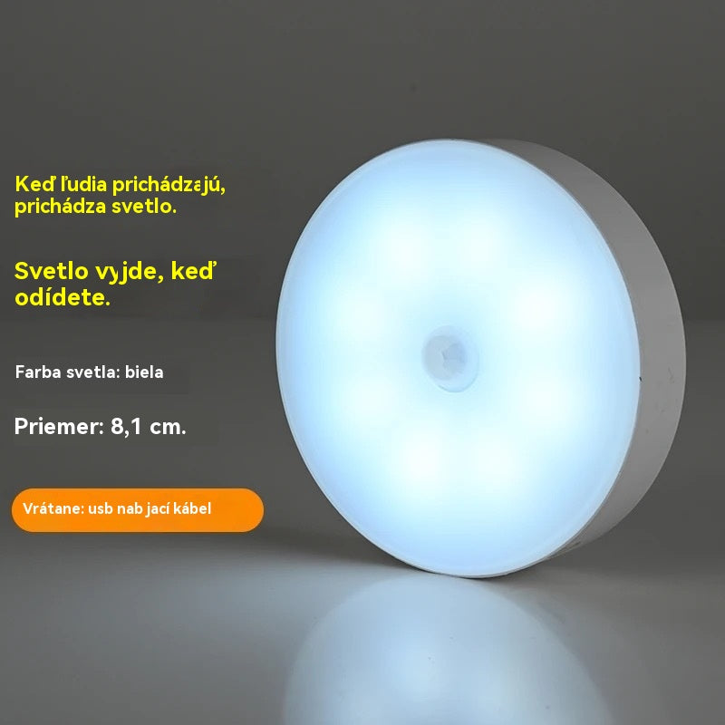 🏡💡【Kúpte 1 a získajte 1 zadarmo】🔥Inteligentné LED svetlo so snímaním ľudského tela, ľahko sa nabíja a je praktické