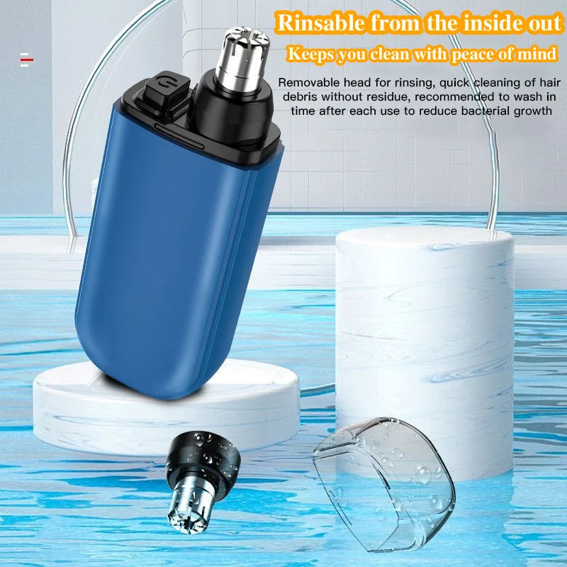 ✂🔥【Venta caliente】🔥 Recortador de vello nasal portátil: lavable y suave para la nariz