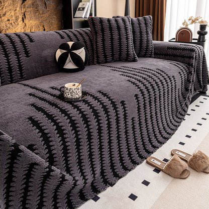 🛋️Oferta anticipada 2026🎉 funda de sofá suave y antideslizante de felpa🍂【180*130cm】