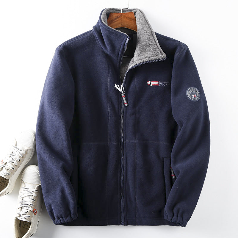 ❄️🧥【S-3XL】 Ανδρικό ζεστό βαμβακερό παλτό casual μάλλινο μπουφάν διπλής όψης_4120740