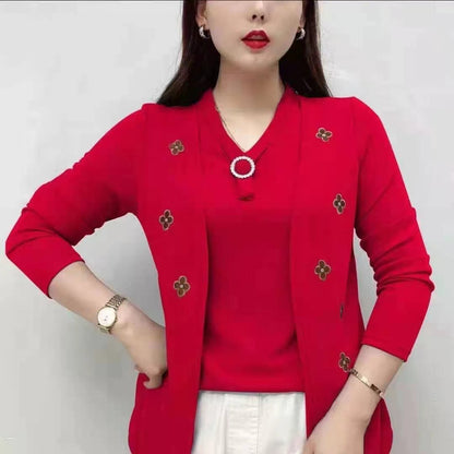 🎁💕【M-5XL】Doamnelor, vedeți acest nou tricou! Fabricat din bumbac pur, este moale și călduros.