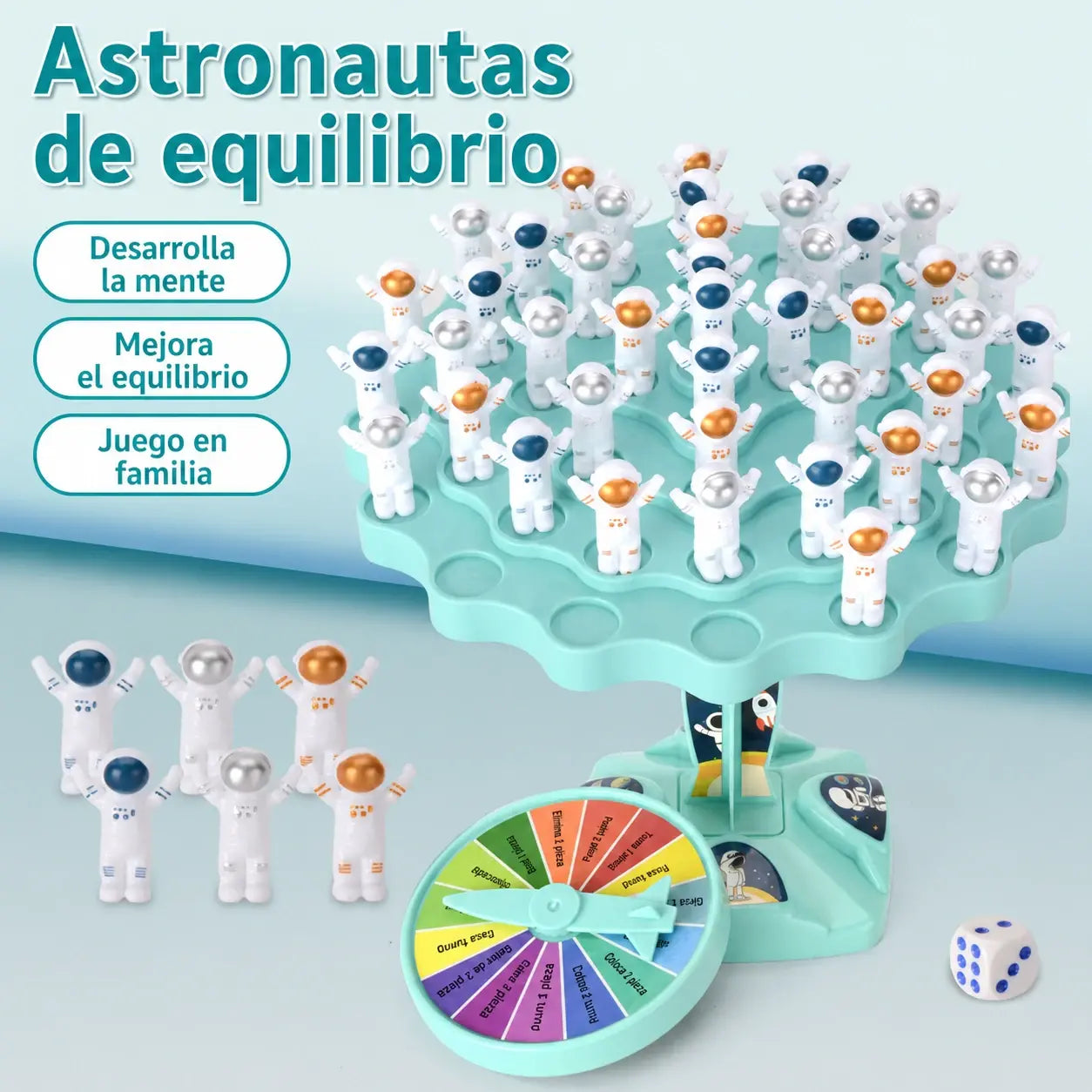 ✨🎁 Astronaut Balance juguete educativo interactivo para padres e hijos