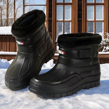 ♥️♥️【Nowy produkt】Ciepłe, wodoodporne, bawełniane buty outdoorowe i śniegowce wyściełane polarem-4154197