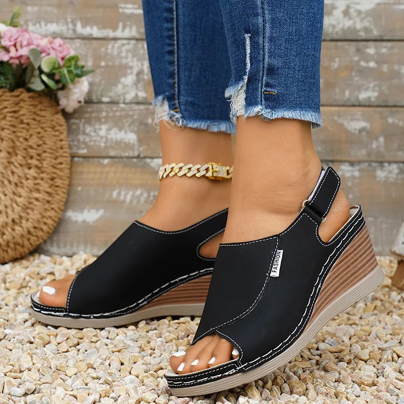 👡【36-43】Nove svestrane ženske sandale s platformom i klinom