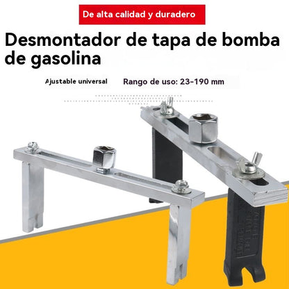 【🔥Venta caliente】Herramienta especial de desmontaje y montaje: Llave de doble garra para tapa de tanque de combustible