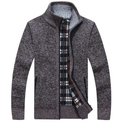 😎🧥【M-3XL】2025 Suéter suelto con cremallera de talla grande para hombre