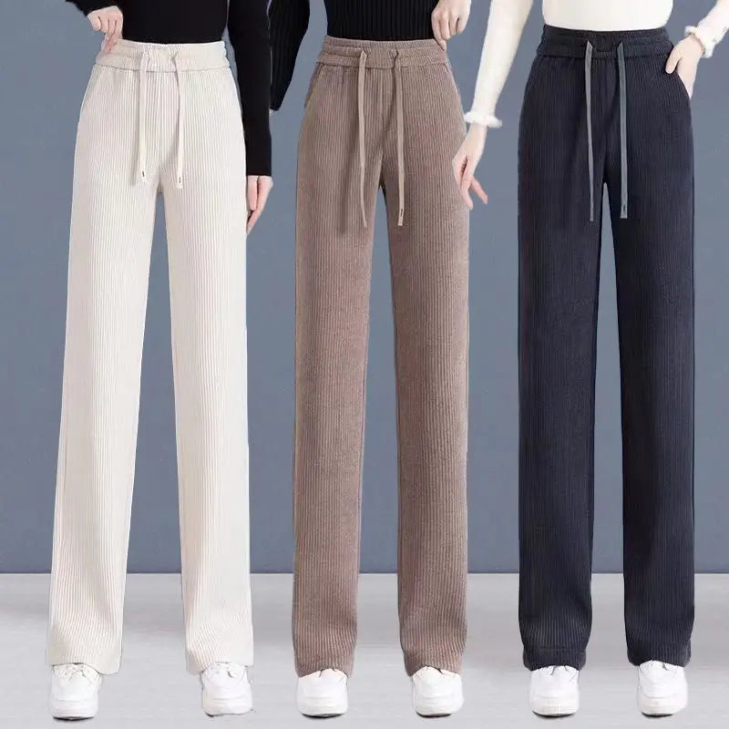 Nuevos pantalones elásticos sueltos para mujer【40-110KG】