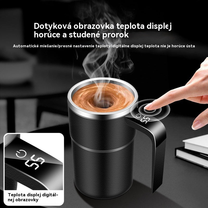 ☕⚡Sada nabíjateľných kávových šálok s automatickým magnetickým miešadlom