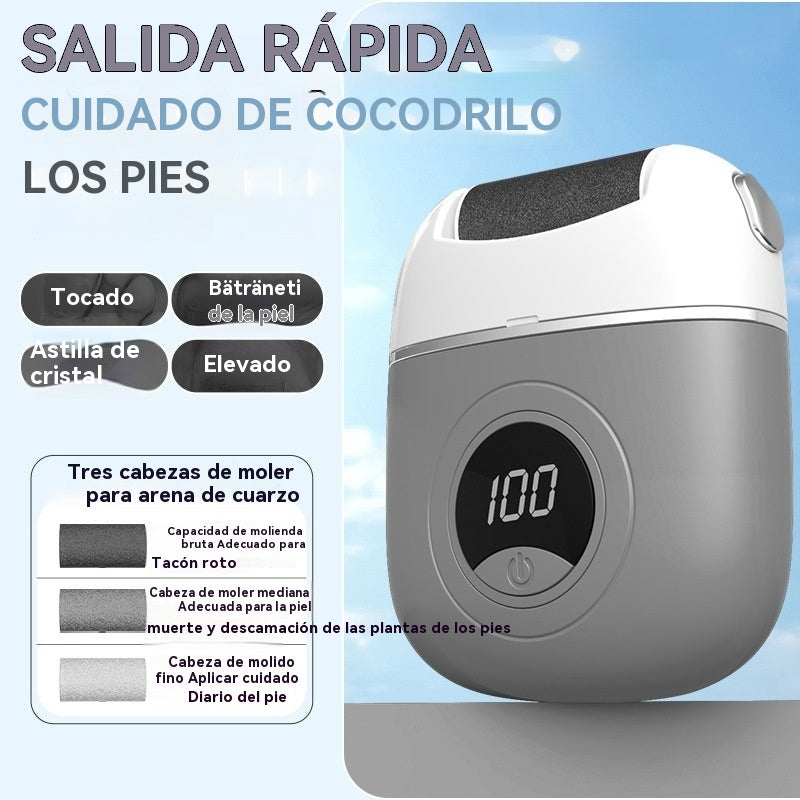 🦶🛁✨🔥49%OFF🔥Nuevos rodillos eléctricos para pies, elimina la piel muerta de los talones, rodillos eléctricos para pies, adecuados para el cuidado de los pies.