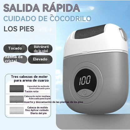 🦶🛁✨🔥49%OFF🔥Nuevos rodillos eléctricos para pies, elimina la piel muerta de los talones, rodillos eléctricos para pies, adecuados para el cuidado de los pies.