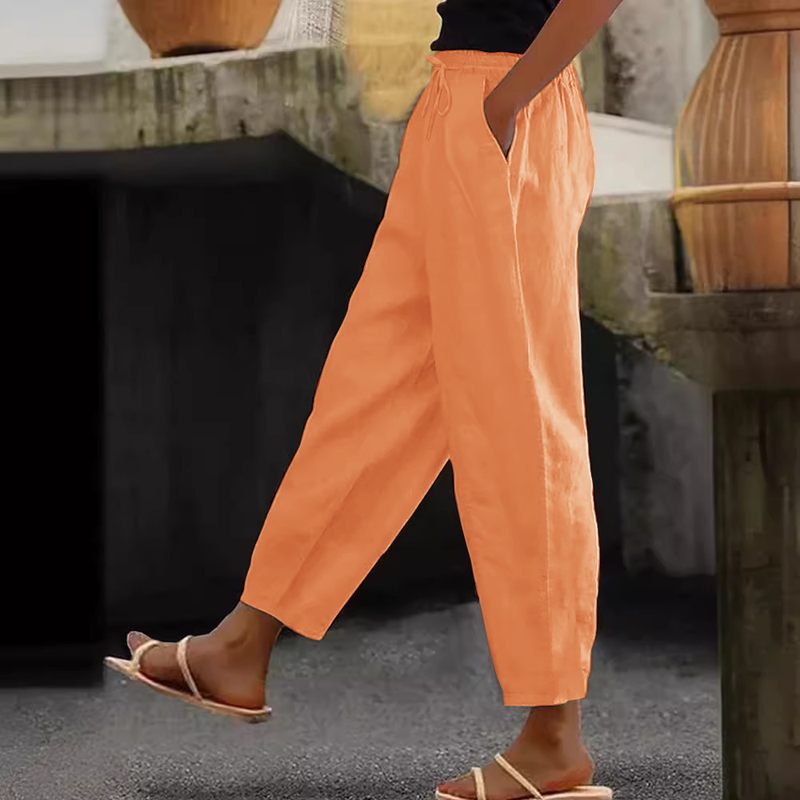 😍Zadnji dan promocije - 50% popusta💕【S-5XL】Ženske ležerne hlače od pamuka i lana