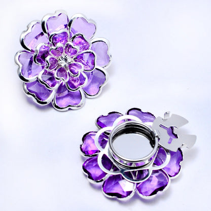 💎🌺Botones de camisa con decoración de esmalte, adornos de diamantes de imitación de bronce antiguo, cubrebotones, broches y gemelos.