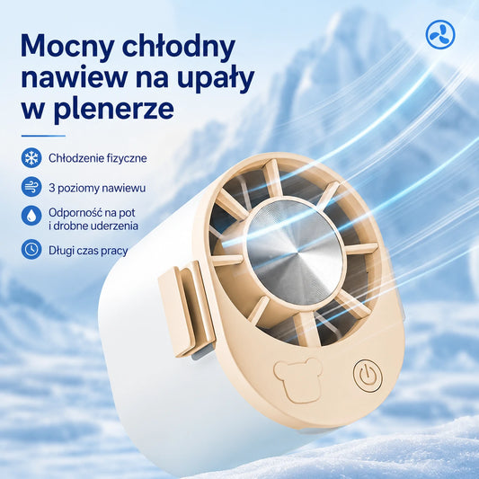🔥【Kup 1, odbierz 1 gratis】🌀 Mini wentylator o dużej mocy, przypinany do paska.