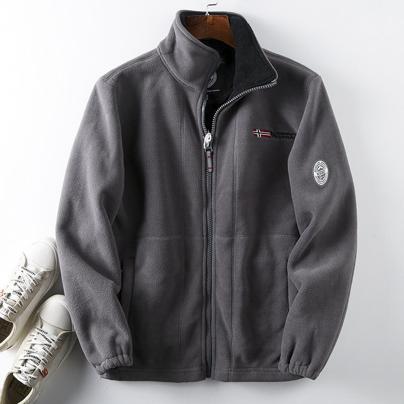 ❄️🧥【S-3XL】 Ανδρικό ζεστό βαμβακερό παλτό casual μάλλινο μπουφάν διπλής όψης_4120740
