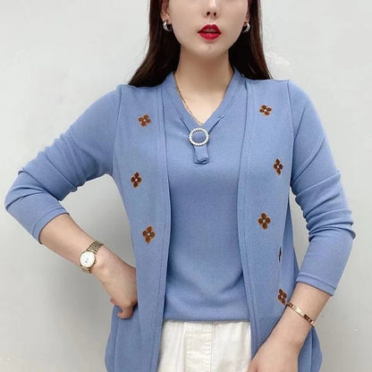 🎁💕【M-5XL】Doamnelor, vedeți acest nou tricou! Fabricat din bumbac pur, este moale și călduros.