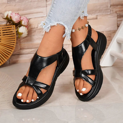 👠【36-43】Sandale od prave kože s mekim neklizajućim potplatom i debelom platformom