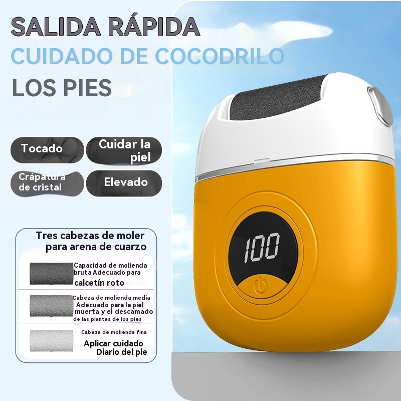 🦶🛁✨🔥49%OFF🔥Nuevos rodillos eléctricos para pies, elimina la piel muerta de los talones, rodillos eléctricos para pies, adecuados para el cuidado de los pies.