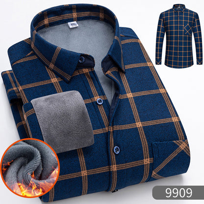 🔥👔Platba na dobierku | Teplá pánska blúza s dlhým rukávom na jesenné a zimné obdobie (L–5XL)