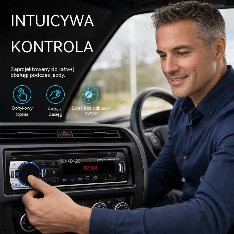 Radio samochodowe Bluetooth, system audio Supersonic - ciesz się bezprzewodowym dźwiękiem wysokiej jakości podczas każdej jazdy.