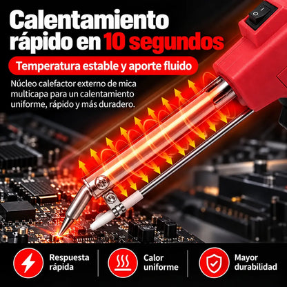 ⏳ Oferta especial por tiempo limitado ⌛ Soldador eléctrico de alto rendimiento 60W 🔥