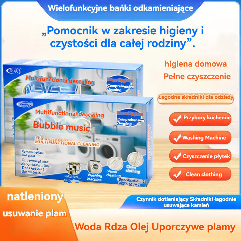【Szybkie czyszczenie】Wielofunkcyjne musujące tabletki czyszczące do użytku domowego