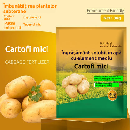 🥔🌱[20 bolsas] Fertilizante foliar soluble "Patata Mágica"｜Para patatas, cacahuetes, batatas, rábanos, taro y cebollas – estimula las raíces y aumenta la producción