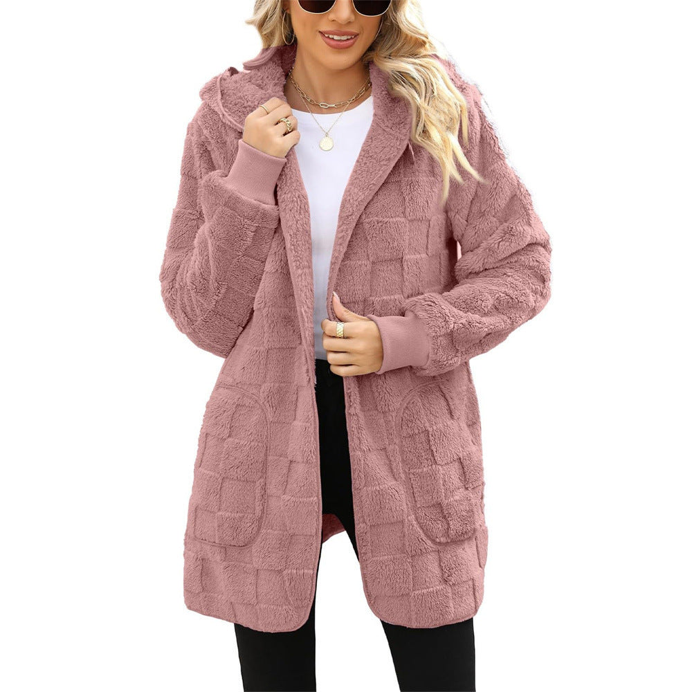 🌸☃️【Vremenski ograničena ponuda】❄️[S-5XL]🌸2025 Novi karirani kardigan od flisa za žene, ležerna jakna