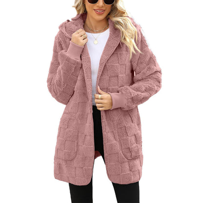 🌸☃️【Vremenski ograničena ponuda】❄️[S-5XL]🌸2025 Novi karirani kardigan od flisa za žene, ležerna jakna