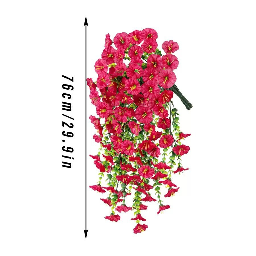 🔥【4 piezas】Flores artificiales colgantes