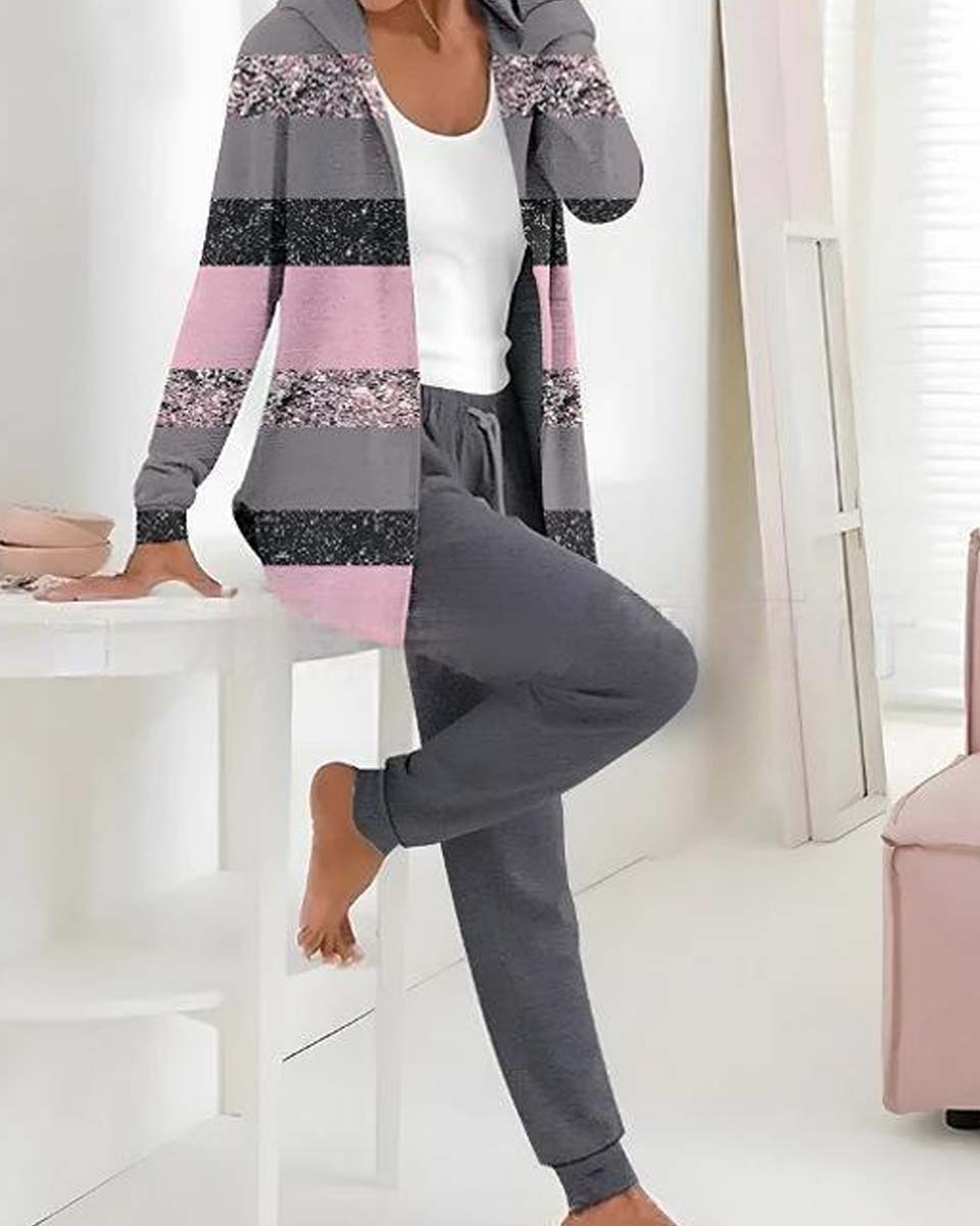 💃  💖 Nový jednoduchý bavlnený komplet na jeseň a zimu 2025