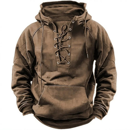 【S-3XL】Nueva sudadera con capucha holgada para hombre, otoño/invierno