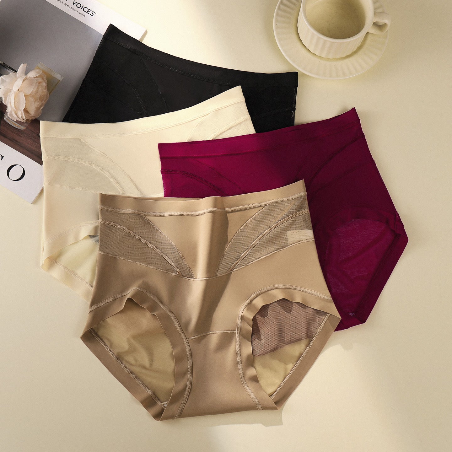🍑 Ropa interior moldeadora de talle alto: ¡Levantamiento y vientre plano en segundos! ✨