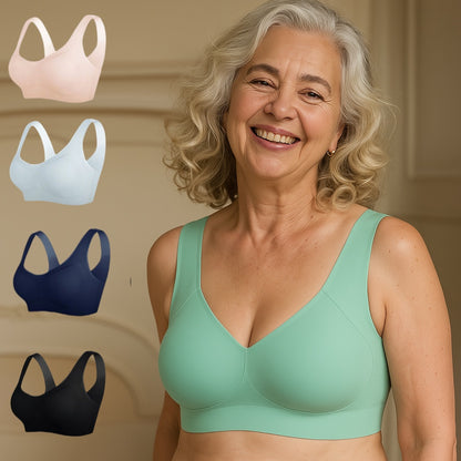 🌈🌸【M-5XL】【Kupite 3, dobijte 2 gratis】Ultra tanki grudnjak od ledene svile bez šavova