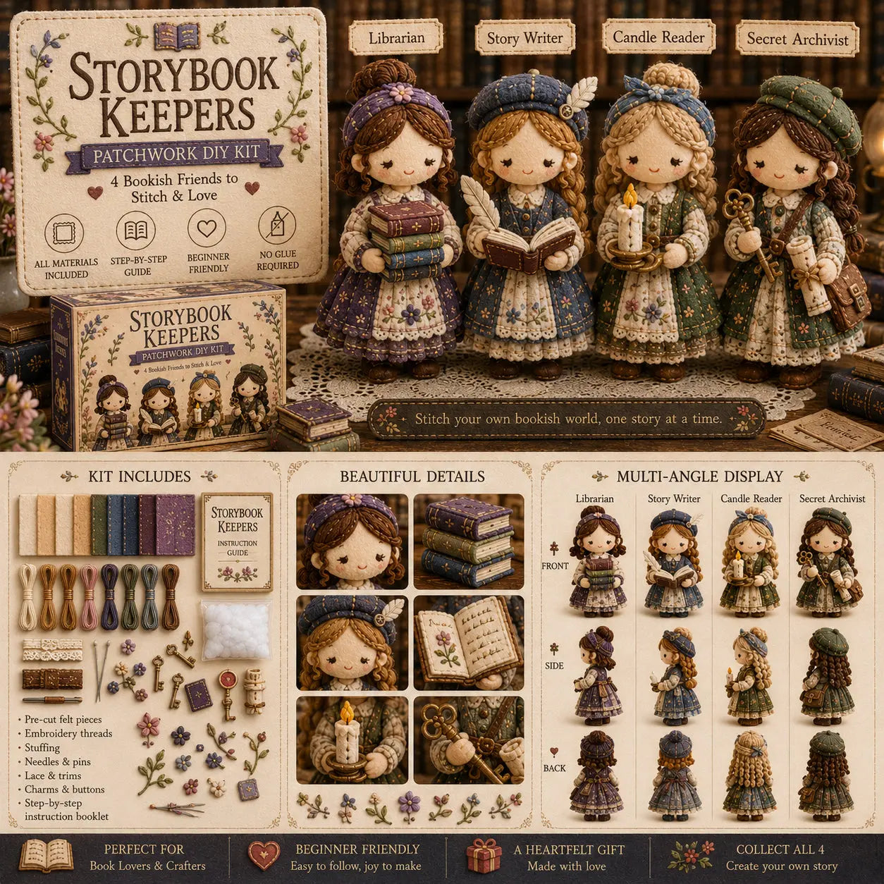 Ostatni dzień: Skorzystaj z 49% zniżki! 🧵 Miniaturowy zestaw patchworkowy z serii Miniature World.