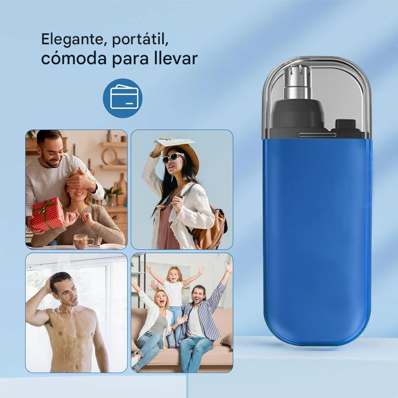 ✂🔥【Venta caliente】🔥 Recortador de vello nasal portátil: lavable y suave para la nariz