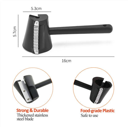 🔥 2 piezas【Compra 1 y llévate 1 gratis】 💮 Herramienta para pelar y cortar frutas y verduras — Fabricada con acero inoxidable 304