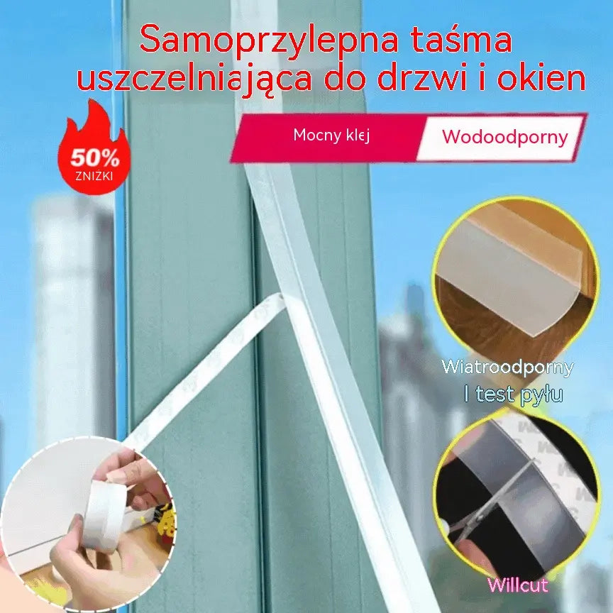 Uszczelka dolna drzwi z PVC – pyłoszczelna i chroniąca przed przeciągami