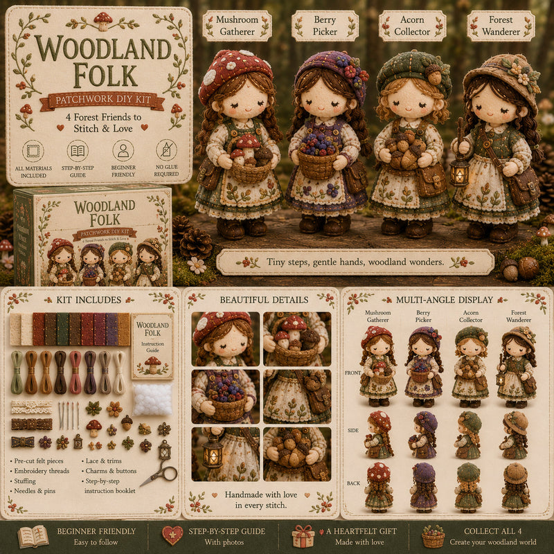 🎁Último día: ¡Disfruta de un 49% de descuento! 🧵 Kit de patchwork para armar en miniatura de la serie Mundo en miniatura.