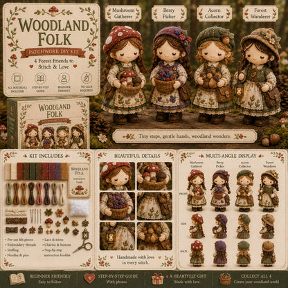 Ostatni dzień: Skorzystaj z 49% zniżki! 🧵 Miniaturowy zestaw patchworkowy z serii Miniature World.