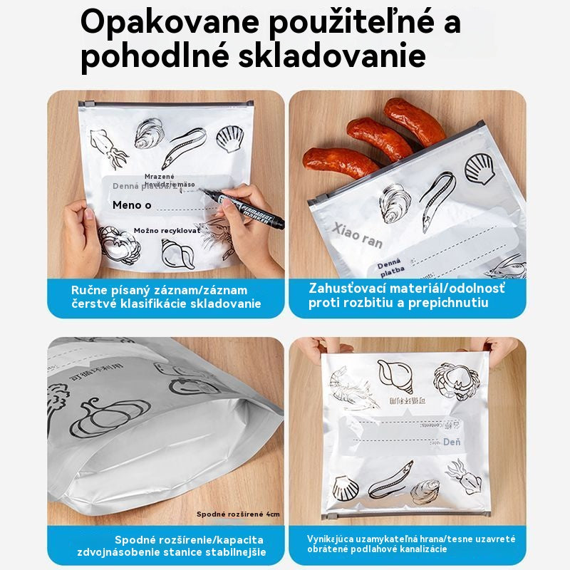 🧡【Platba pri doručení】Opakovane použiteľné uzatvárateľné úložné vrecká z hliníkovej fólie