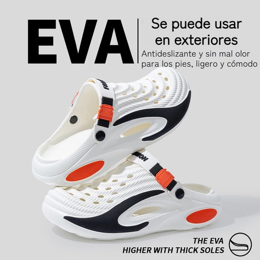 👟 50% de descuento 🌬️ Sandalias universales para hombre con suela gruesa de EVA: antideslizantes, superligeras y transpirables, ideales para la playa, el deporte y el uso diario 🏃‍♂️