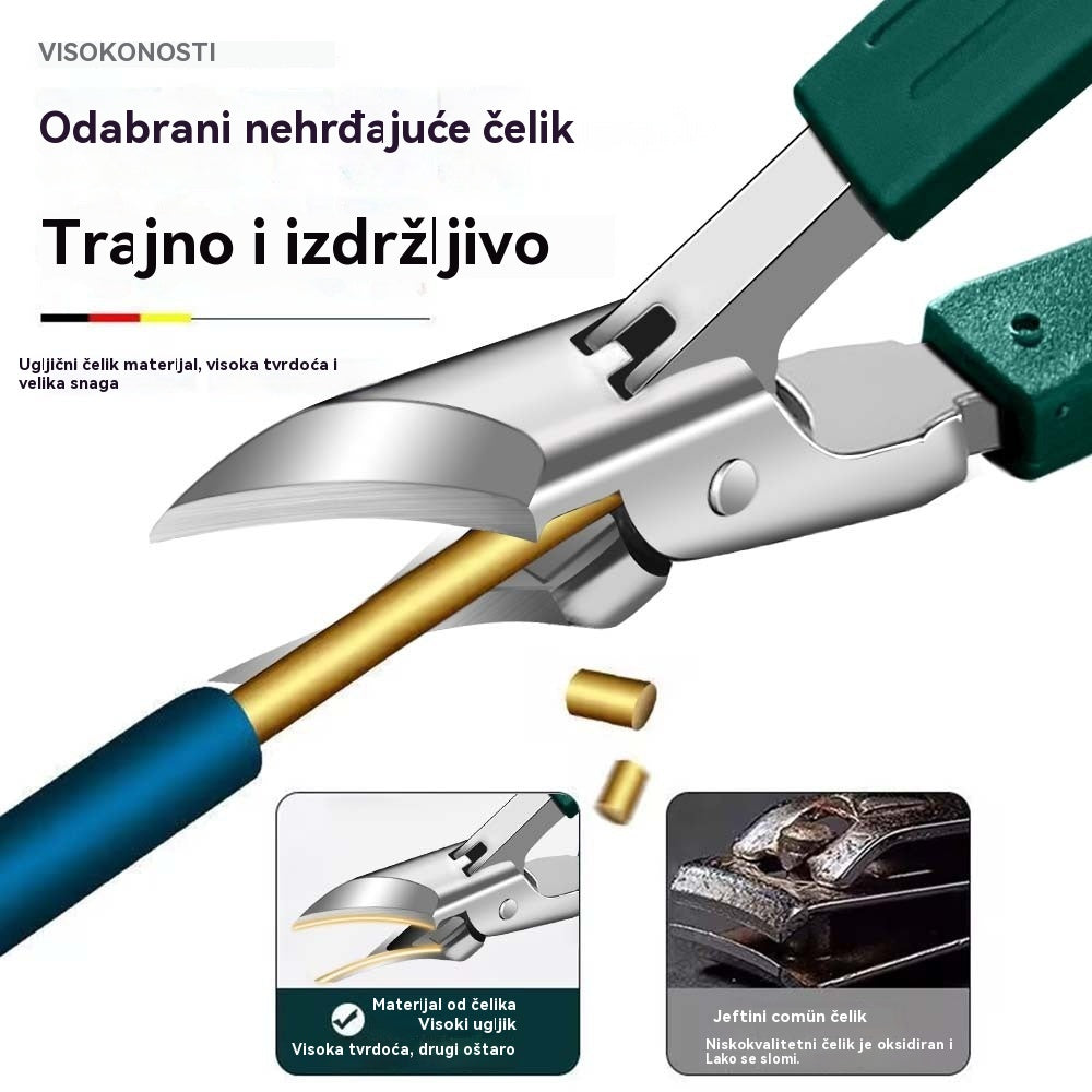 🔥【Kupite 1, dobijte 1 gratis】🔥 Škare za nokte otporne na prskanje s oštricom pod kutom od 25° (set od 3 dijela)