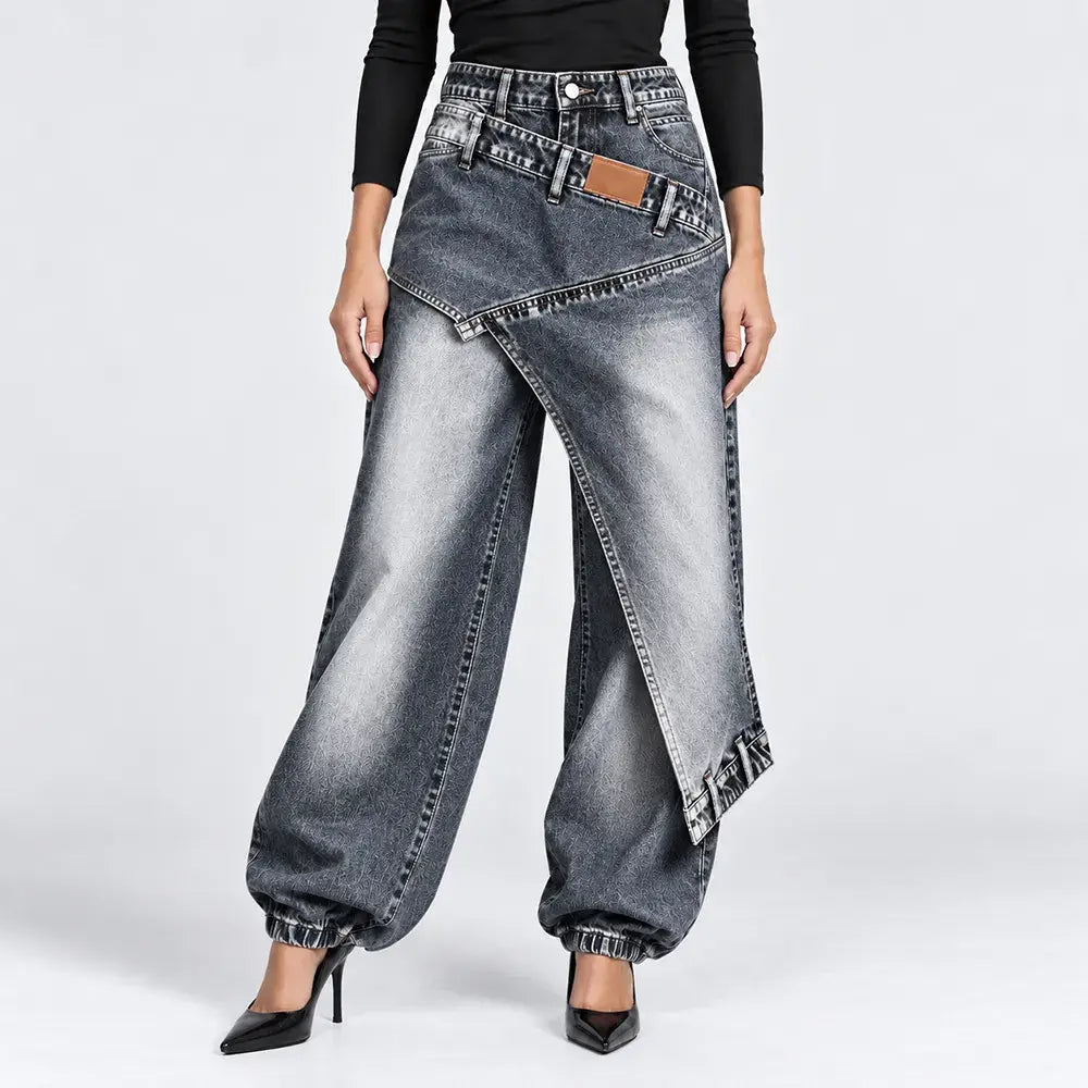 👖【XS-3XL】Stylowe i wygodne jeansy z szerokimi nogawkami