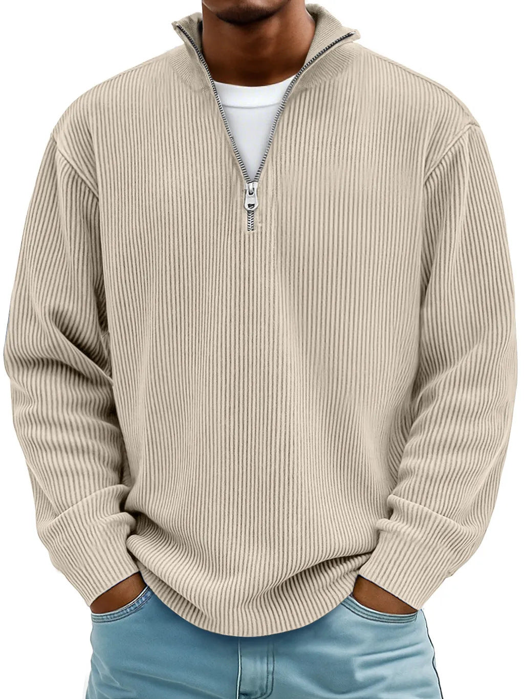 🔥【S-5XL】Sudadera nueva de hombre con cuello alto para primavera 2026