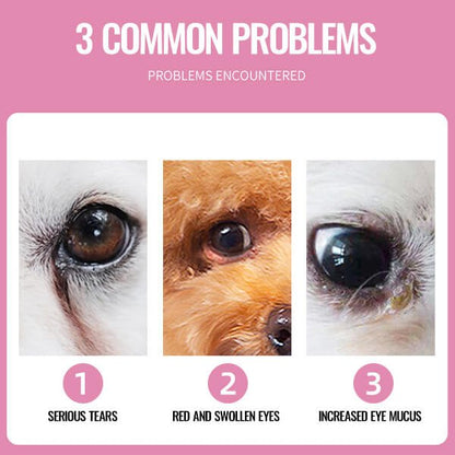 🐕🐈【¡50% de descuento!】Toallitas limpiadoras para manchas de ojos de mascotas 🔥Elimina manchas de lágrimas🔥