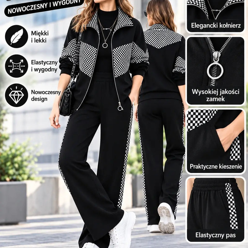 ❄️✨ 【M–4XL】Nowy damski zimowy komplet dwuczęściowy z grubego, ciepłego weluru – modny i wygodny